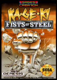 Ka-Ge-Ki JP Sega Mega Drive  box art